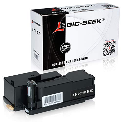 Logic-Seek Toner kompatibel für Dell C1660 Serie, 593-11130 Schwarz, HC 1.250 Seiten von Logic-Seek