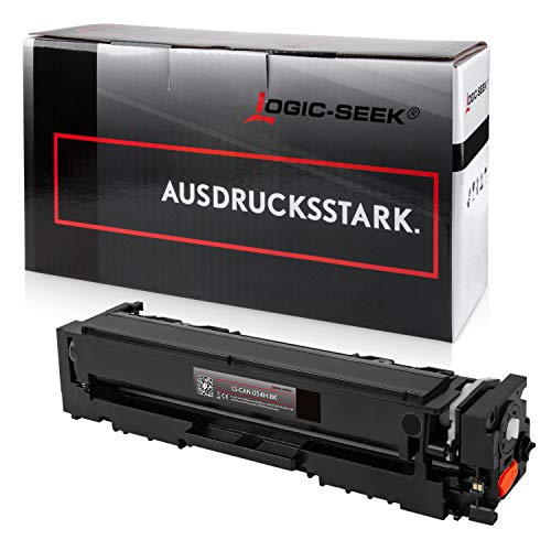 Logic-Seek Toner kompatibel mit Canon 054 054H LBP621Cw LBP623Cdw Serie MF640 Serie MF641Cw MF643Cdw MF645Cx CX317DN CX417DE CX517DE - Schwarz 3100 Seiten von Logic-Seek