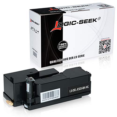 Logic-Seek Toner kompatibel mit Dell E525w LED-Farblaser-Multifunktionsdrucker - 593-BBJX - Schwarz 2.000 Seiten von Logic-Seek