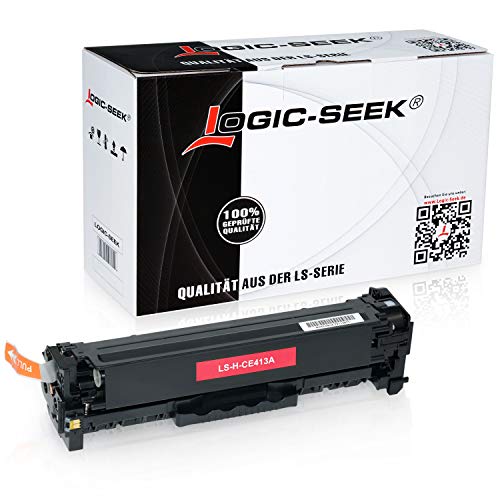 Logic-Seek Toner kompatibel mit HP CE413A 305A Laserjet Pro 300 Color M351 A MFP M375 NW Pro 400 Color M451 475 DN DW NW - Magenta 2.600 Seiten von Logic-Seek