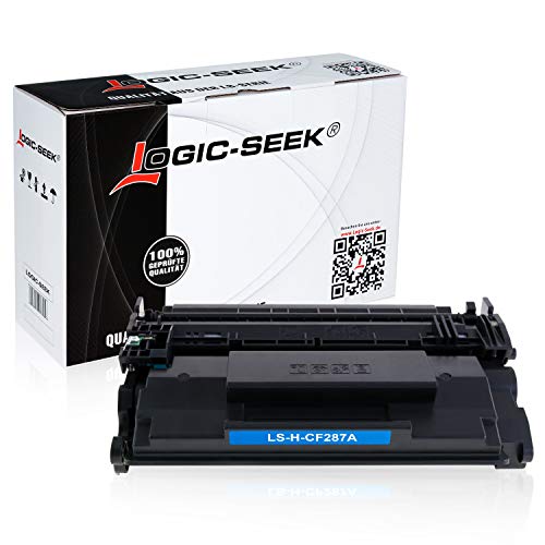 Logic-Seek Toner kompatibel mit HP CF-287A für Laserjet Enterprise M506DN M501dn Series MFP M527 M520 - Schwarz von Logic-Seek