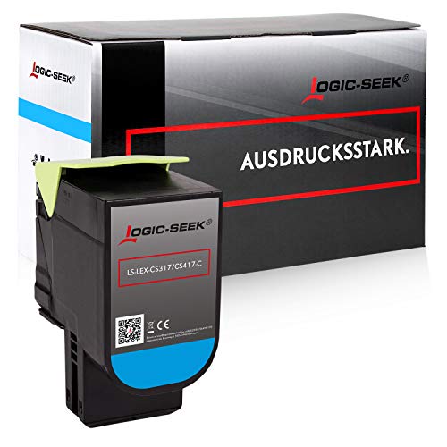 Logic-Seek Toner kompatibel mit Lexmark CS317DN CS417DN CS517DE CX317DN CX417DE CX517DE - Cyan 2300 Seiten Logic-Seek Toner kompatibel mit Lexmark CS317DN CS417DN CS517DE CX317DN CX417DE CX517DE - Cyan 2300 Seiten von Logic-Seek