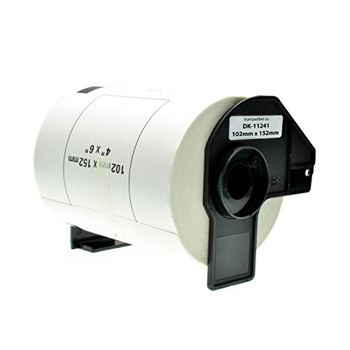 Logic-Seek Versand-Etiketten kompatibel für Brother DK11241-200 Stück - 102mm x 152mm P-Touch QL-1050 1050N 1060N von Logic-Seek