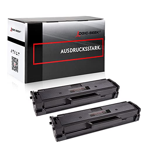 Logic-Seek XL 106A Toner (doppelter Inhalt) kompatibel zu HP W1106A kompatibel für HP Laser 107a 107w 135ag 135g 137fwg 2er Pack von Logic-Seek