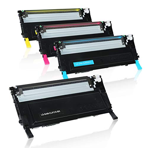 Set Toner für Samsung CLP-310 mit Chips BK 2.500 Seiten / Col.je 2.000 Seiten von Logic-Seek