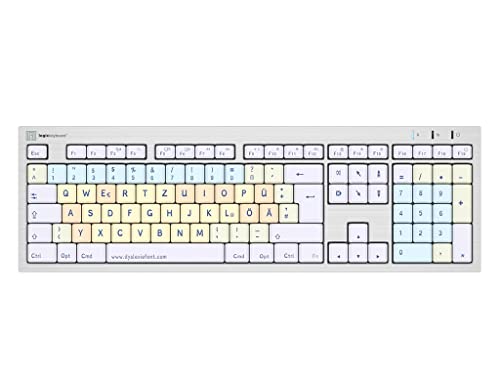 LogicKeyboard Dyslexie Keyboard ALBA DE (MAC) von LogicKeyboard
