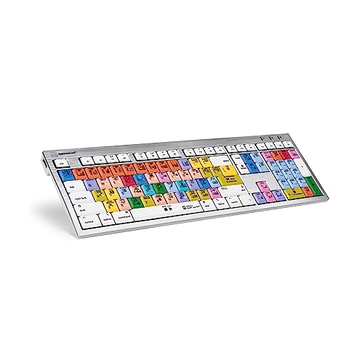 LogicKeyboard LKB-LOGXP2-CWMU-UK Tastatur, Logic Pro X2 ALBA UK (Apple Mac) Silber/Weiß/Bunt von LogicKeyboard