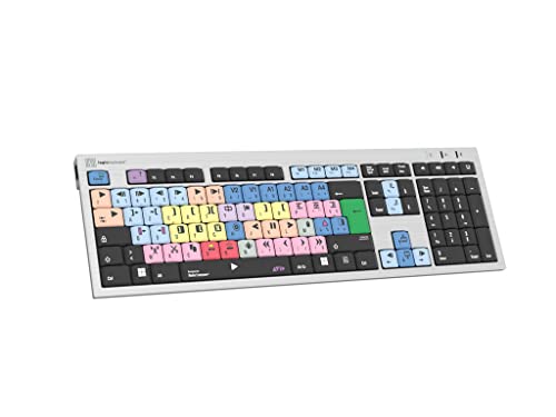 LogicKeyboard LKB-MCOM4-AJPU-FR Tastatur Avid Media Composer (PC/Slim) schwarz/mehrfarbig von LogicKeyboard