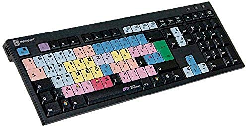 LogicKeyboard LKB-MCOM4-BJPU-DE Avid Media Composer PC Nero Tastatur von LogicKeyboard