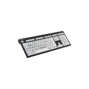 LogicKeyboard XL Print NERO - Tastatur - German QWERTZ - Schwarz auf Weiß (LKB-LPBW-BJPU-DE) von Logickeyboard