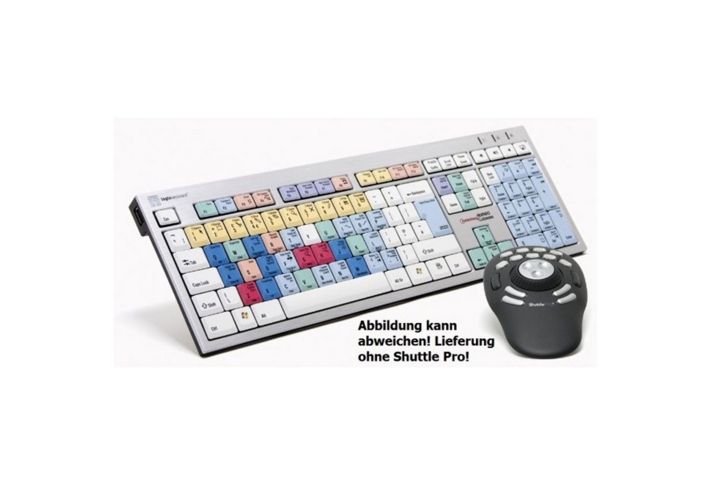 Logickeyboard Apple-Tastatur (Cubase/Nuendo Keyboard dt. PC / Slim - Apple Zubehör) von Logickeyboard