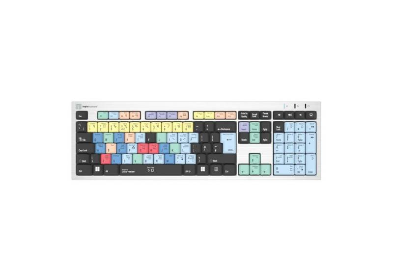 Logickeyboard Apple-Tastatur (Cubase/Nuendo UK (PC/Slim) Cubase/Nuendo Tastatur english - Apple Zu) von Logickeyboard