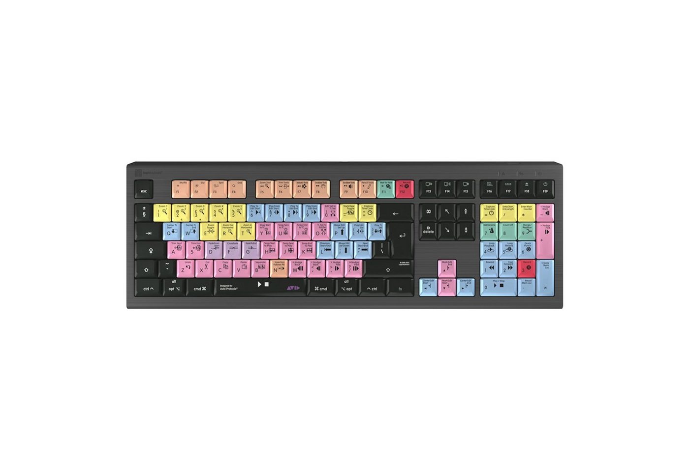 Logickeyboard Apple-Tastatur (Pro Tools Astra 2 UK (Mac) Pro Tools Tastatur english - Apple Zubehö) von Logickeyboard