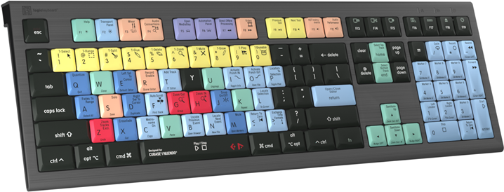 Logickeyboard LKB-CBASE-A2M-UK Tastatur USB QWERTY UK Englisch Schwarz (LKB-CBASE-A2M-UK) von Logickeyboard