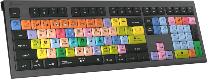 Logickeyboard LKB-LOGXP2-A2M-UK Tastatur USB QWERTY UK Englisch Schwarz (LKB-LOGXP2-A2M-UK) von Logickeyboard