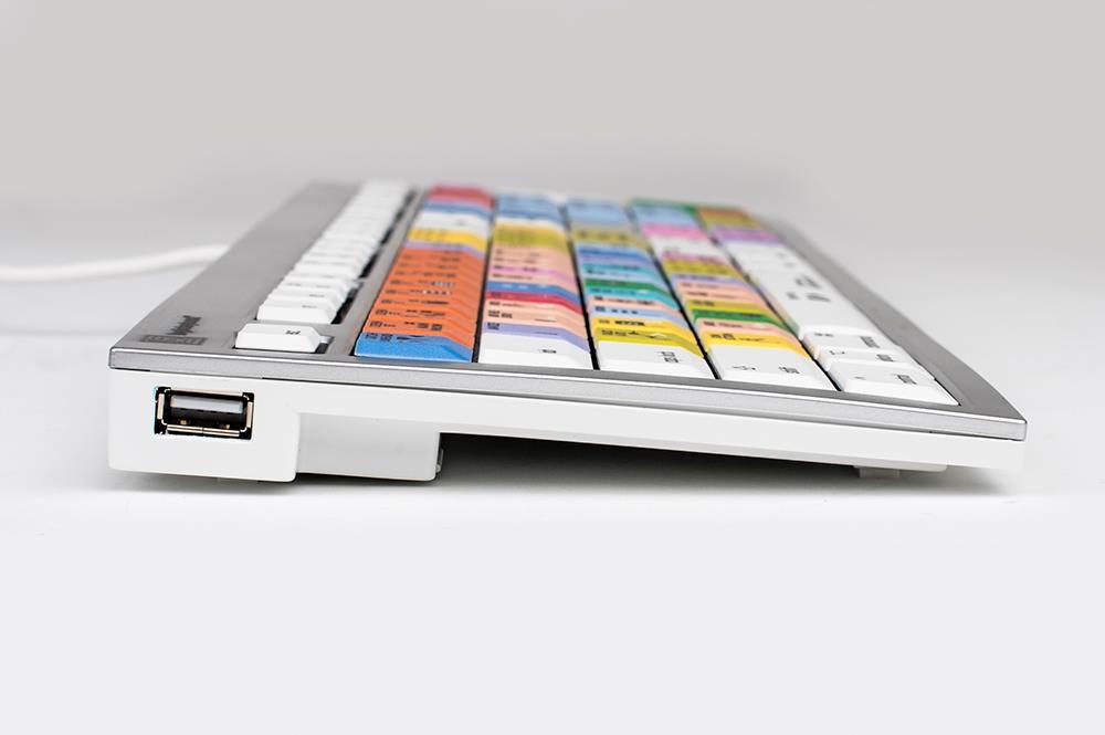 Logickeyboard LKB-LOGXP2-CWMU-UK USB QWERTY UK Englisch Mehrfarben Tastatur (LKB-LOGXP2-CWMU-UK) von Logickeyboard