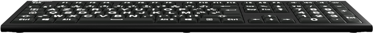 Logickeyboard LKB-LPWB-A2PC-FR Tastatur USB AZERTY Französisch Schwarz (LKB-LPWB-A2PC-FR) von Logickeyboard