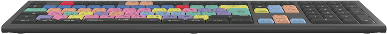 Logickeyboard LKB-PPROCC-A2M-UK Tastatur USB QWERTY Englisch Schwarz (LKB-PPROCC-A2M-UK) von Logickeyboard