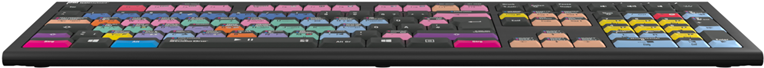 Logickeyboard LKB-PSO3-A2PC-DE Tastatur USB QWERTZ Deutsch Schwarz (LKB-PSO3-A2PC-DE) von Logickeyboard