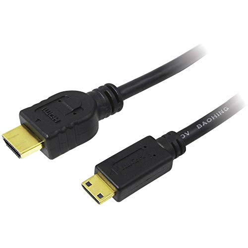 Kabel HDMI auf HDMI Mini High Speed w.E. 1,5 Meter LogiLink CH0022 Kabel HDMI auf HDMI Mini High Speed w.E. 1,5 Meter LogiLink CH0022 von Logilink