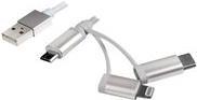 Kabel Lightning/MicroUSB/USBC -> USB (CU0126) von Logilink