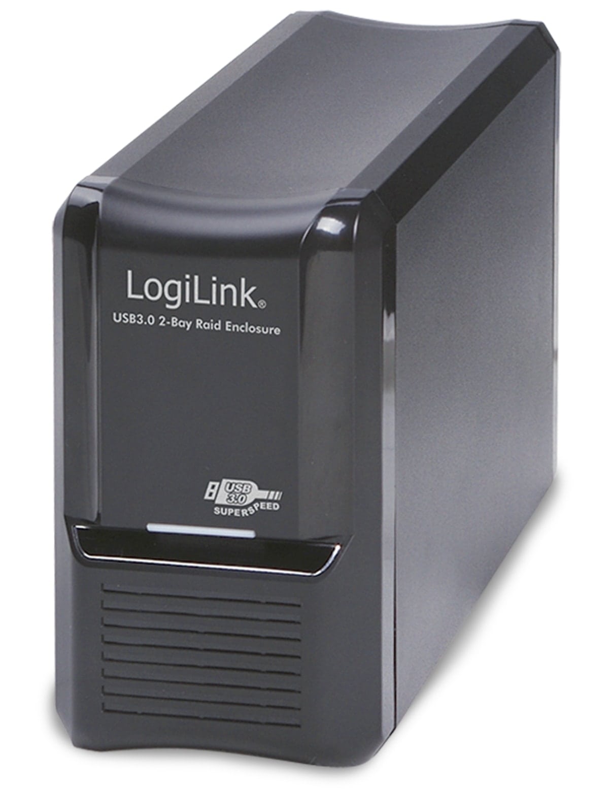 LOGILINK 2-Bay USB 3.0 HDD-Gehäuse UA0154A, SATA 3 von Logilink