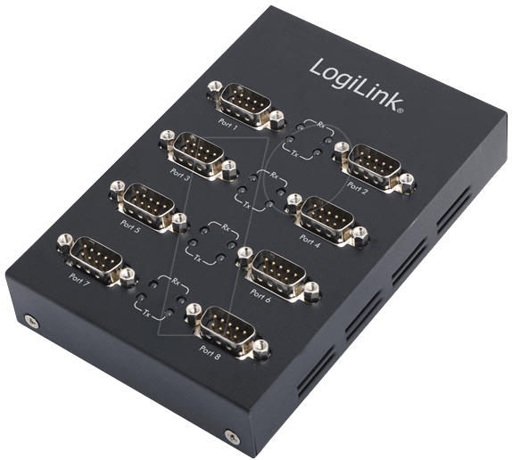 LOGILINK AU0033 - USB 2.0 Konverter, A Stecker auf 8x RS-232 von Logilink