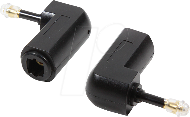 LOGILINK CA1015 - Toslink Adapter,  Mini-Stecker zu Mini-Kupplung, 90° gewinkelt von Logilink