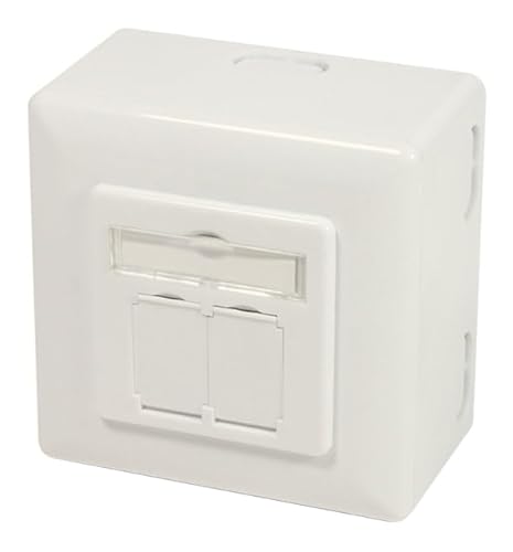 LOGILINK CAT.6 Anschlussdose NP0006A, 2X RJ45, UP+AP von Logilink