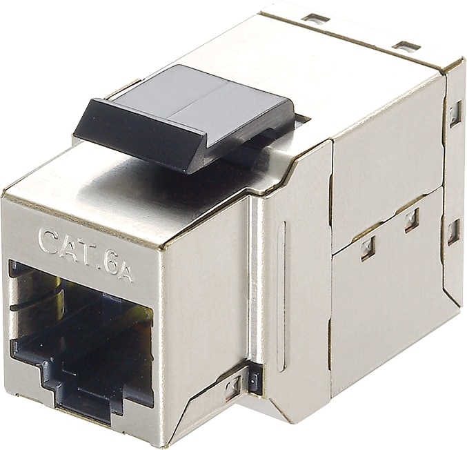 LOGILINK CAT.6A Keystone Kupplung NK4010 2x RJ45 STP, 17mm breit LOGILINK CAT.6A Keystone Kupplung NK4010 2x RJ45 STP, 17mm breit von Logilink
