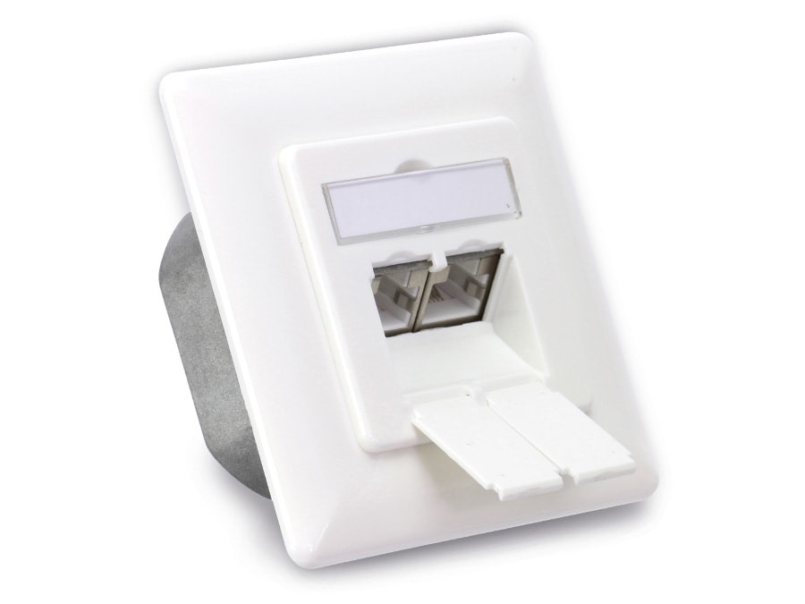 LOGILINK CAT.6a Datendose UP, reinweiß LOGILINK CAT.6a Datendose UP, reinweiß von Logilink