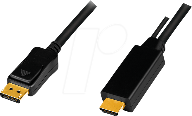 LOGILINK CH0090 - DP 1.2 auf HDMI A Stecker + USB-A, 4K@30 Hz, 1 m von Logilink