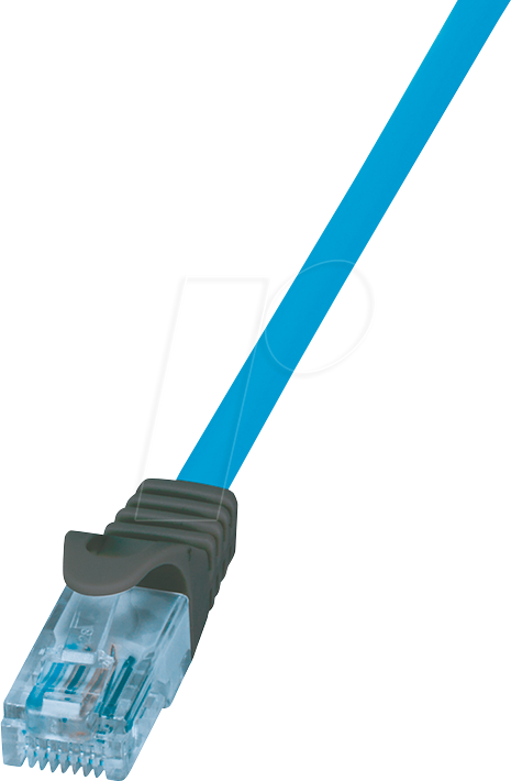 LOGILINK CPP050 - Patchkabel, Cat.6A, U/UTP, blau, 50 m von Logilink