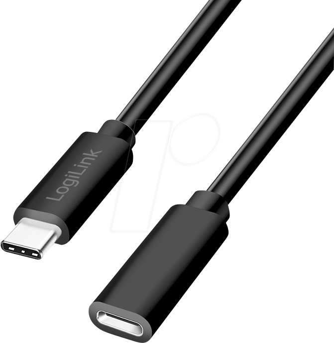LOGILINK CU0212 - Sync- & Ladekabel, USB-C Verlängerung, 100 W, 3 m von Logilink
