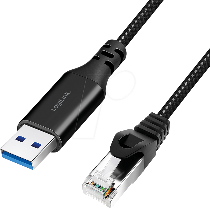 LOGILINK CU0405 - Netzwerkadapter, Kabel, USB 3.0 Typ-A, Gigabit Ethernet, 7,5 m von Logilink