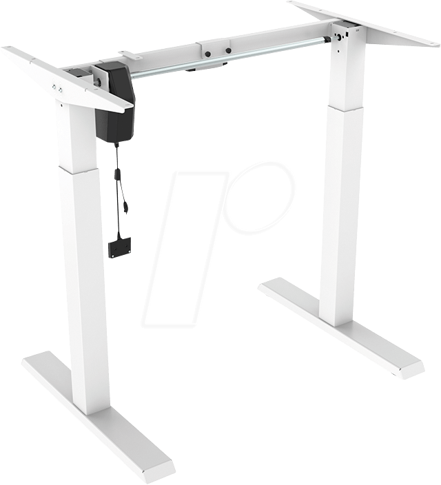 LOGILINK EO0029W - Elektrisch verstellbares Schreibtischgestell, 1 Motor, weiß von Logilink