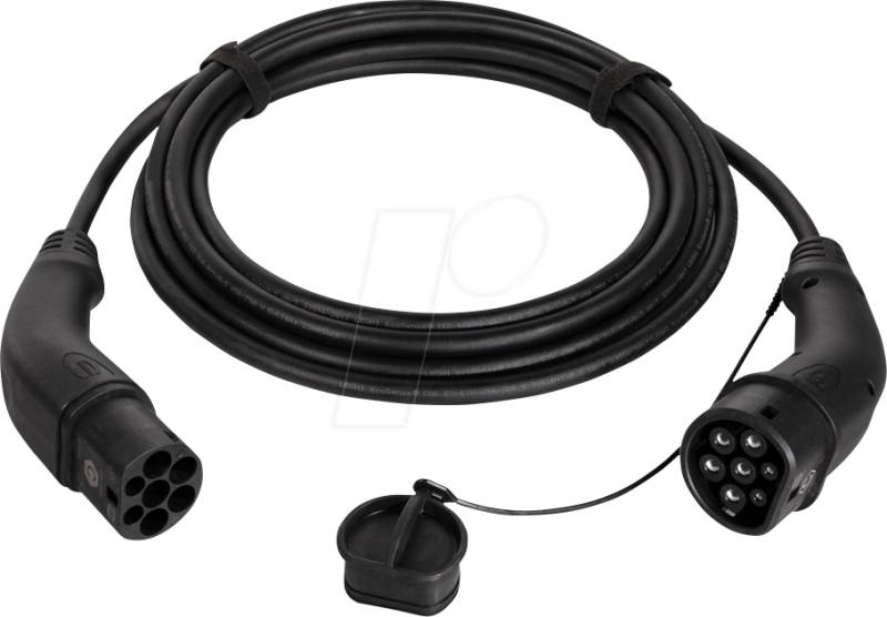 LOGILINK EVC0107 - Typ 2 Kabel, für E-Fahrzeuge, 11kW, 10 m von Logilink