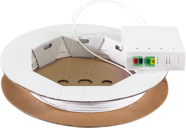 LOGILINK FB4LC20 - FTTH-Anschlussbox, 2x LCD/APC, mit 20 m Anschlusskabel LOGILINK FB4LC20 - FTTH-Anschlussbox, 2x LCD/APC, mit 20 m Anschlusskabel von Logilink