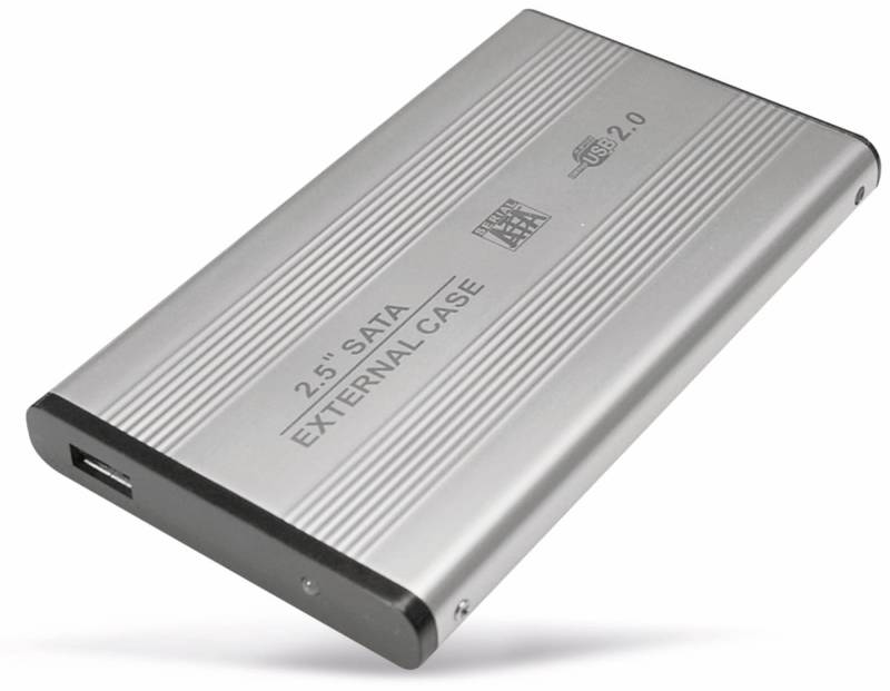 LOGILINK Festplatten-Gehäuse, 6,35 cm (2,5"), USB 3.0/SATA, silber von Logilink