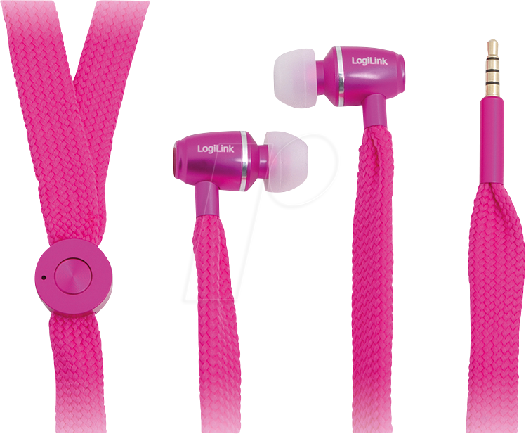 LOGILINK HS0026 - In-Ear Kopfhörer, pink von Logilink