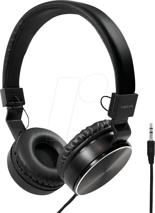 LOGILINK HS0049S - Over-Ear Kopfhörer, 95db, faltbar, schwarz von Logilink