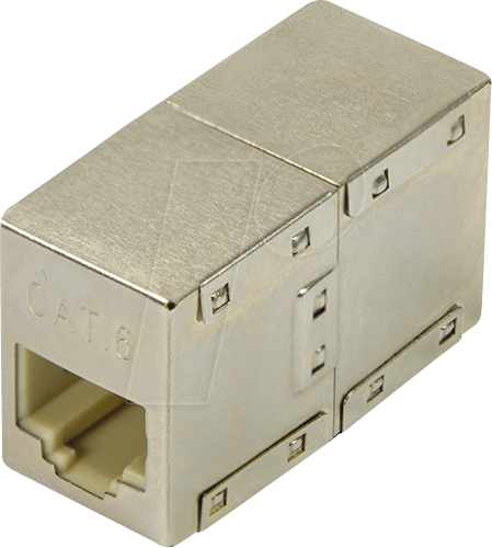 LOGILINK NP0058 - Modular-Kupplung RJ45 Buchse/Buchse Cat.6 LOGILINK NP0058 - Modular-Kupplung RJ45 Buchse/Buchse Cat.6 von Logilink
