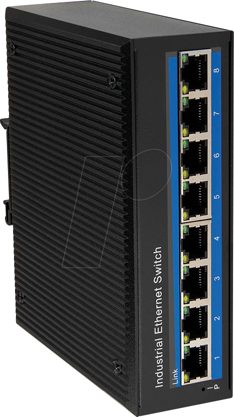 LOGILINK NS201P - Switch, 8-Port, Fast Ethernet, PoE von Logilink