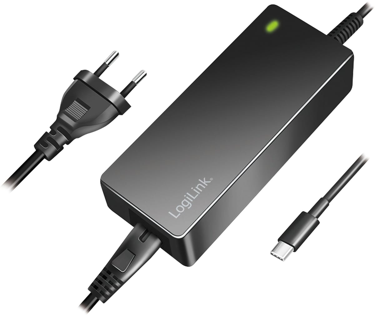 LOGILINK Notebook-Netzteil 65W schwarz LOGILINK Notebook-Netzteil 65W schwarz von Logilink