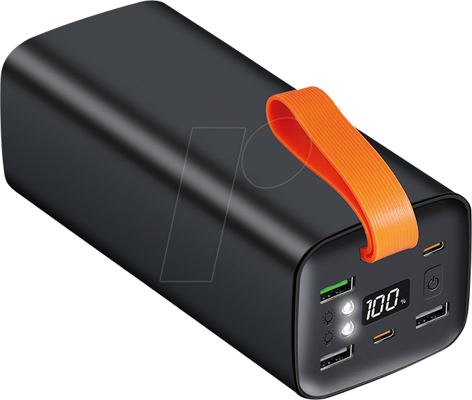 LOGILINK PA0351 - Powerbank, Li-Po, 50000 mAh, 100 W, 2x USB-C, 3x USB-A, schwarz LOGILINK PA0351 - Powerbank, Li-Po, 50000 mAh, 100 W, 2x USB-C, 3x USB-A, schwarz von Logilink