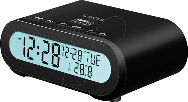 LOGILINK SC0121 - Radiowecker, digital, schwarz von Logilink