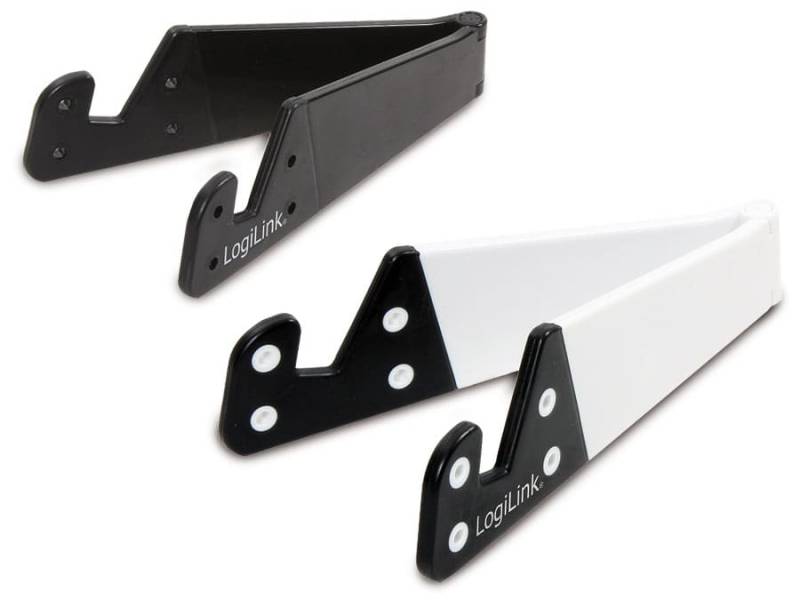 LOGILINK Tablet-/Smartphone-Ständer, schwarz/weiß von Logilink