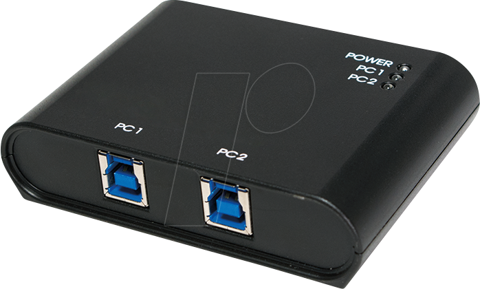LOGILINK UA0216 - USB 3.0 Switch 2 Port, USB-A Buchse auf 2x USB-B Buchse von Logilink