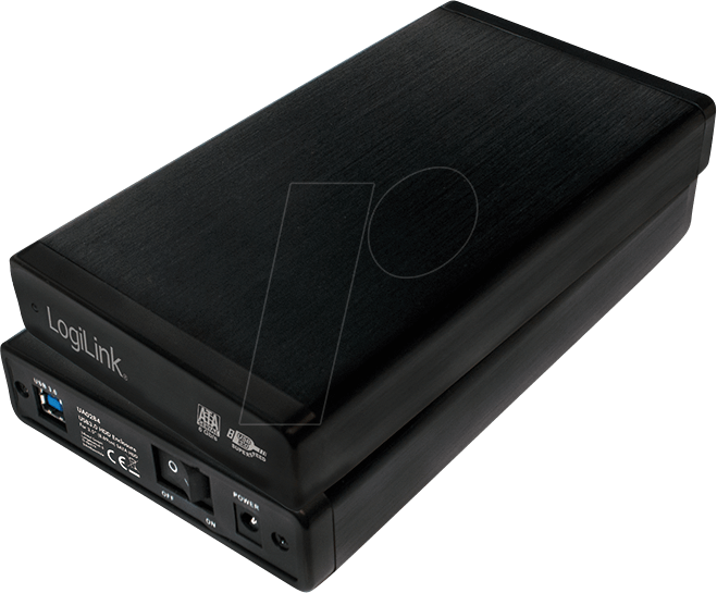 LOGILINK UA0284 - externes 3.5'' SATA HDD Gehäuse, USB 3.0, Aluminium, schwarz von Logilink