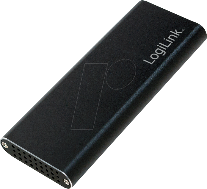 LOGILINK UA0314 - Externes M.2 SATA HDD/SSD Gehäuse, USB 3.1, schwarz von Logilink